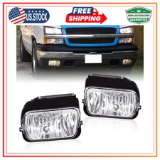 Boine Fog Lights Compatible with 2003-2007 Chevy Silverado1500 2500 3500