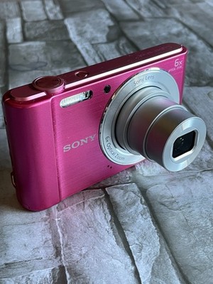 Sony Cyber-shot DSC-W810 Kamera 20.1MP 6x Zoom Pink gebraucht