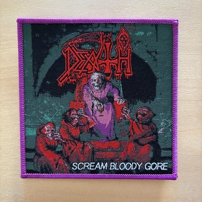 DEATH - Scream Bloody Gore - Woven Sew On Patch