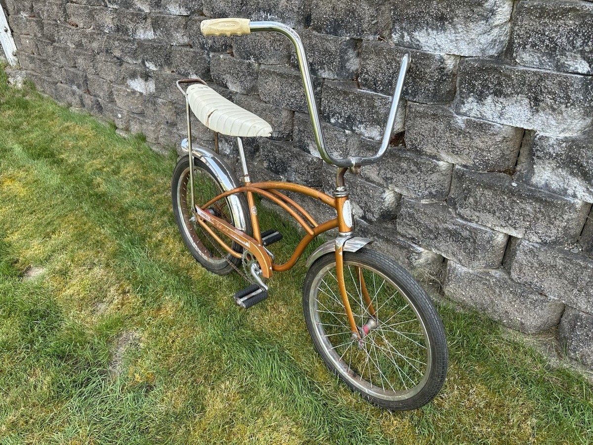 Rare Vintage 1965 Schwinn Sting-Ray Deluxe Shorty 20” Coppertone