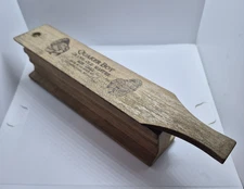 Vintage Quaker Boy Grand Old Master Turkey Hunting Box Call Wood SEE VIDEO
