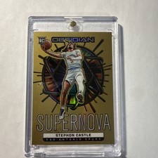 2024-25 Obsidian Basketball Stephon Castle Supernova RC 55/60