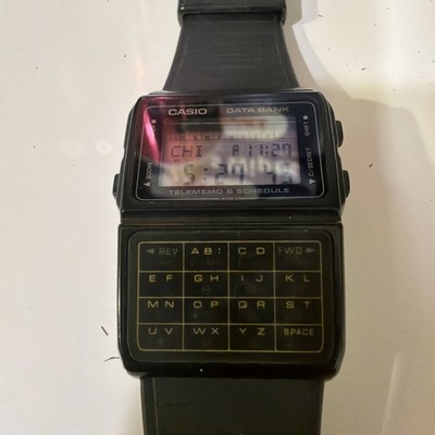 Vtg Casio DBC-61 Data Bank Calculator Watch Made in Japan TESTED!