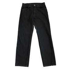 Vtg Levis 505 Jeans Mens Sz 33x30 Black Regular Fit Straight Leg 90s USA *READ*