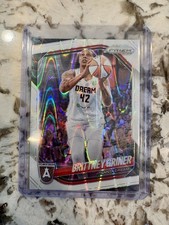 2025 Panini Prizm WNBA - Brittney Griner #46 White Seismic Prizm Atlanta Dream