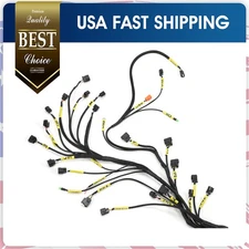 Tucked Engine Wiring Harness For Honda Acura K-Swap Integra CRX EK EG Durable