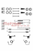 ZubehÖRsatz Bremsbacken Hinten Metzger 105 0617 FÜR CitroËN Peugeot Renault
