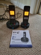 BT3150 Twin Digital Cordless Home Phone with Answer Machine – Fully Working used