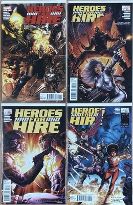 Heroes For Hire #1-3 5 Marvel 2011 Elektra Ghost Rider Luke Cage Comic Lot NM