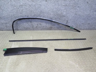 2006-2010 BMW E60 M5 535i REAR RIGHT DOOR WINDOW TRIM MOLDING PANEL SET