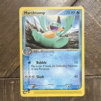 E-Reader Marshtomp - 40/109 Ruby and Sapphire Atsuko Nishida Pokemon TCG VLP