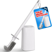 Toilet Bowl Brush and Holder Set - Toilet Scrubber Brush,Cleaning Brush,Bathroom
