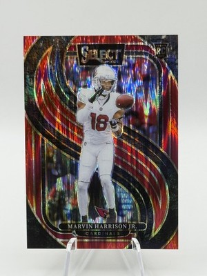 2024 Panini Select Marvin Harrison Jr RC #115 Premier Red Shock /249 Color Match