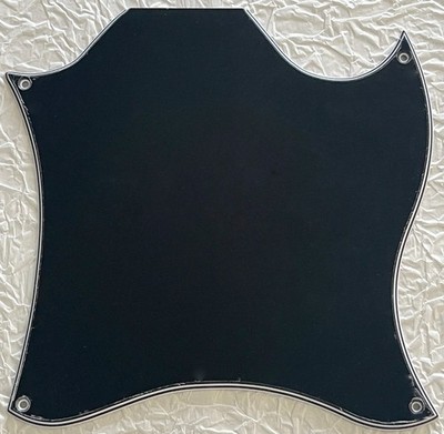 New Great-For Gibson SG Standard Blank Guitar Pickguard 4 Ply Black