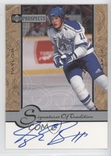 1999-00 Upper Deck Prospects Signatures of Tradition Taylor Pyatt #TP Auto 0a1