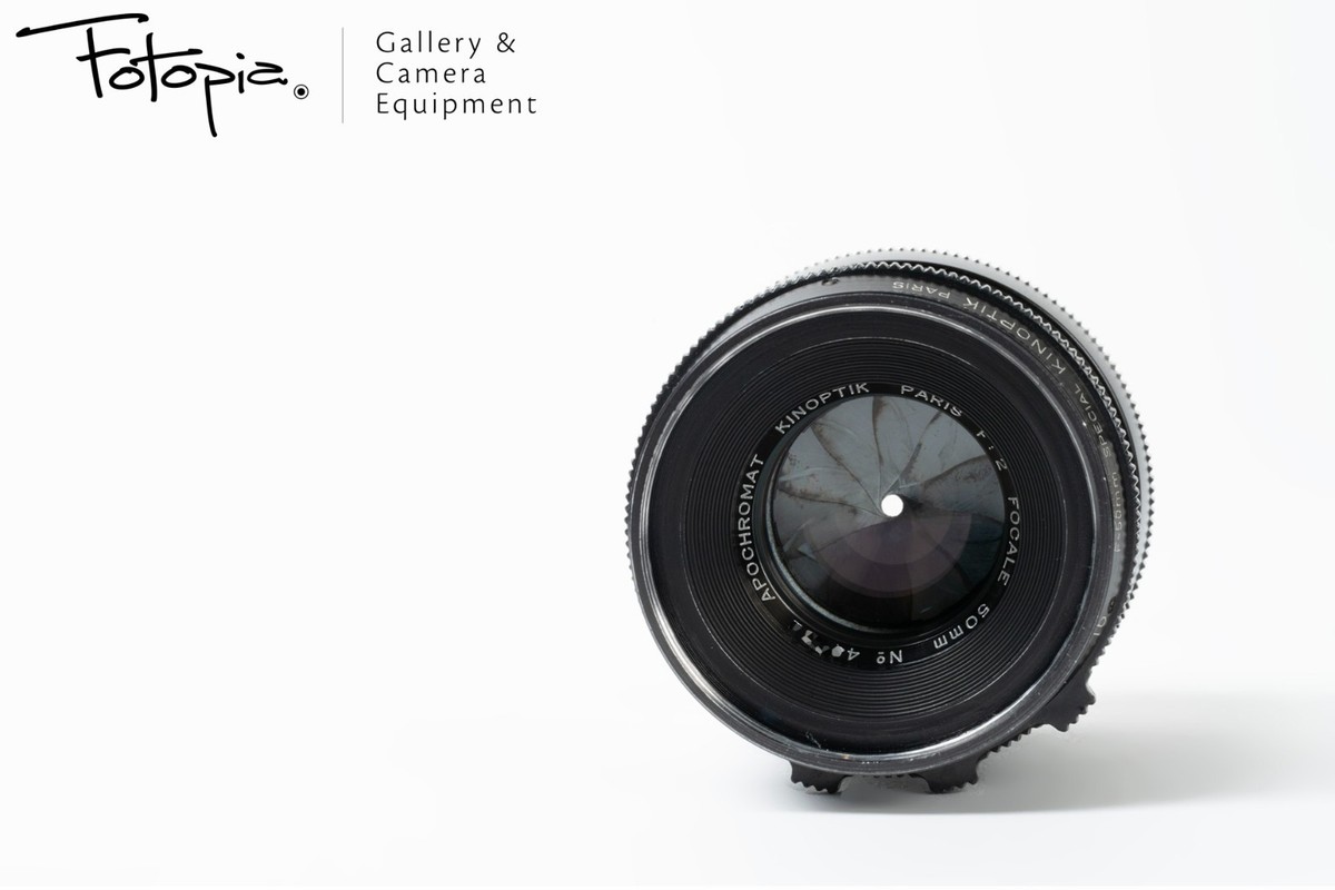 Kinoptik Paris Apochromat Focale 50mm F2; modified to Leica M