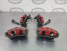 2005-13 C6 Corvette J55 Heavy Duty Brake Caliper Set W Brackets Complete Set