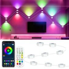 3M Led Strip Lights Music Sync Color Changing Lighting 7 Colours Smart RGB Blue