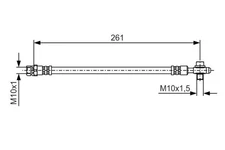 For Bosch 1 987 481 B21 Brake Pants