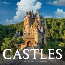 Castles Calendar 2026 | 12" x 24" 12 Month Calendar | Marble City Press