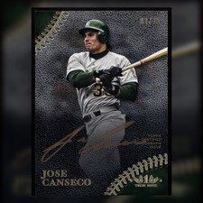 2018 Jose Canseco Topps Tier One Auto /25 Prime Performers Bronze Ink