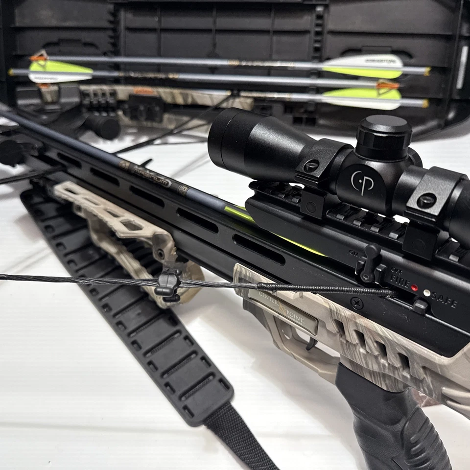 Center Point Sniper 370 Besta Escopo com Estojo Aljava e 3 Parafusos Easton - Imagem 2 de 4