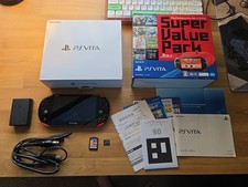 Sony PS Vita PCH-2000 Red Black Slim Console Super Value Pack