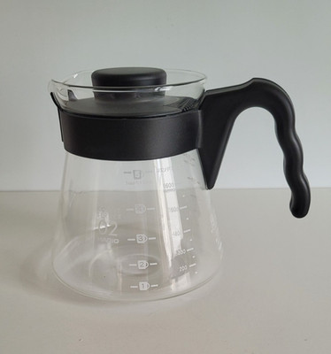 HARIO Japan Ersatzkanne 0,7 L Glaskanne Hario coffee Server mit Deckel