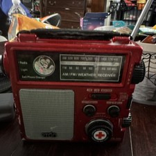 Hand-Crank ETON FR300 AM/FM/TV Radio NOAA Weather Emergency Light, Phone Charger