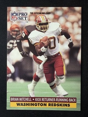 1991 Pro Set - Pro Set Brian Mitchell Washington Redskins #848