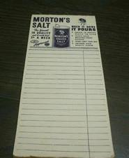UNDATED MORTON SALT Notepad