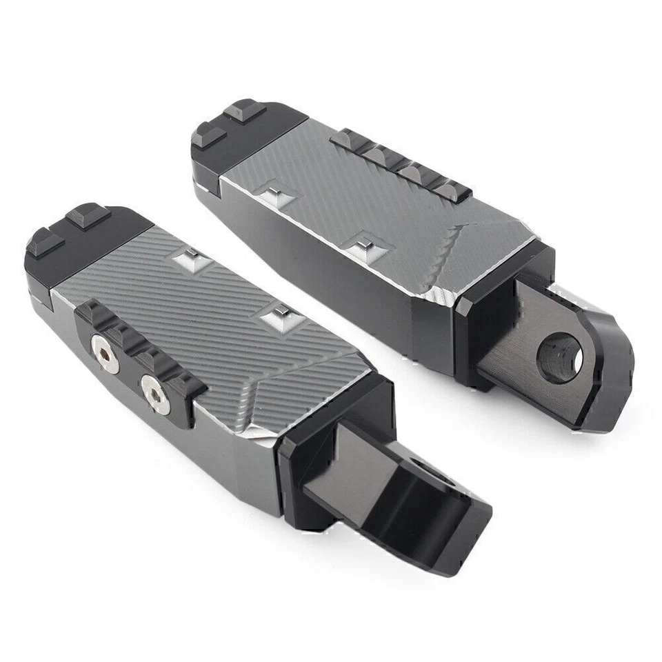 CNC Rear Footrests Pedal Pads Foot Pegs For Suzuki GSXR600/750 GSXR1300 Hayabusa Foto 2 de 4