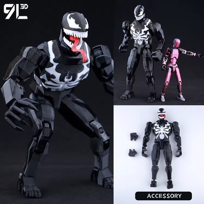 9L3D Dummy13 Lucky13 T13 Printed 8'' Venom Action Figure Collectors Gifts 