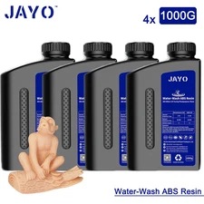 JAYO 4KG 405nm UV Resin Water Washable ABS-Like Beige 1KG/SET For LCD 3D Printer