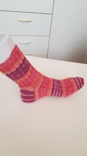 Warme, selbstgestrickte Socken, Gr. 41-42, neu
