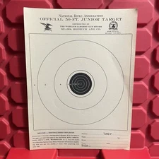 National Rifle Association Official 50 Ft Junior Target Sears Lot Of 5 Vtg 1950s