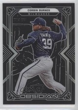 2022 Panini Chronicles Obsidian Corbin Burnes #49 0e3x