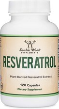 Resveratrol Supplement 500mg Per Serving, 120 120 Count Pack of 1 , Red