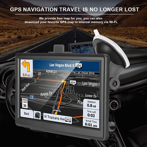 7" GPS Navigation Car Truck Navigator Sat Nav Lifetime Free AU Maps Update - Picture 9 of 13
