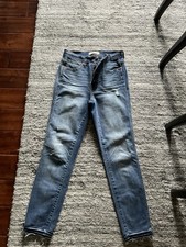 Madewell Size 27 10" High-Rise Skinny Jeans Button-Front