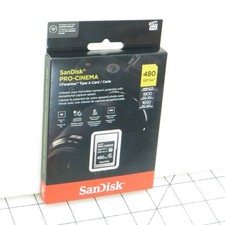 SanDisk Pro-Cinema CFexpress Type A 480GB Memory Card - New, Sealed