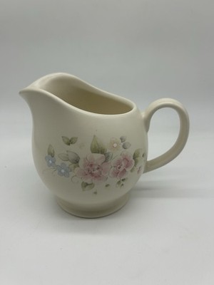 Pfaltzgraff Tea Rose 5  Serving Cream Kitchen Beverage SMALL Pitcher 5E