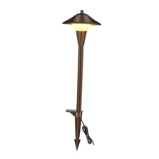 Low Voltage Path Lights2V 5W LED RGB Wired Color Changing 1 Umbrella Bronze