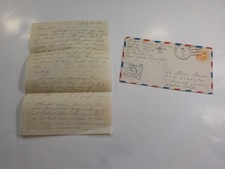 WW2 Letter 1944 388th Bomb Group Blythe California Air Force Paper War VTG WWII