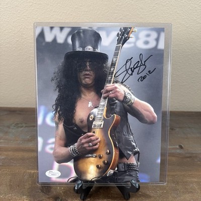 Slash Guns N Roses Guitarist Signed Photo Autographed Photo, 2