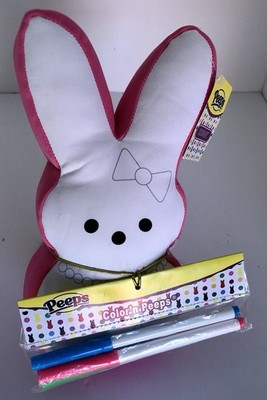 Peeps Coloring Easter Bunny; Color N Peeps; Unused New