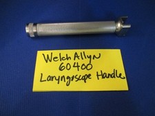 Welch Allyn Laryngoscope Handle 60400 Good Used Condition  FREE SHIP!