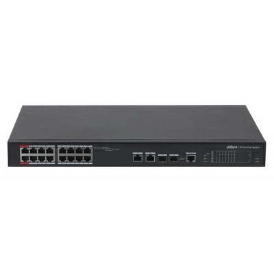 PoE Switch 16 Port 100Mbps +2x SFP PFS4218-16ET-240-V3