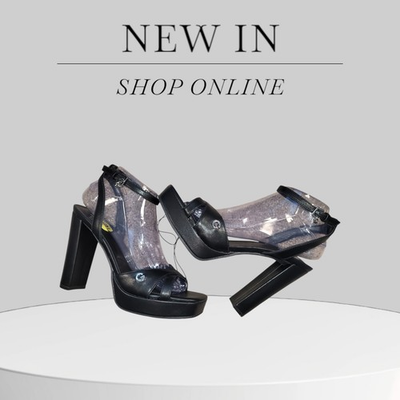 #ad #ad GBG Los Angeles Women’s Black Platform Heels Size 9.5 Ankle Strap NWOT $29.99