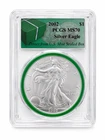 2002 1oz American Silver Eagle PCGS MS70 (CSC053237)